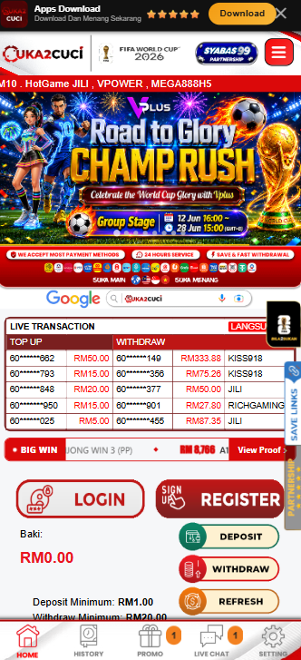 Suka 2 Cuci Register