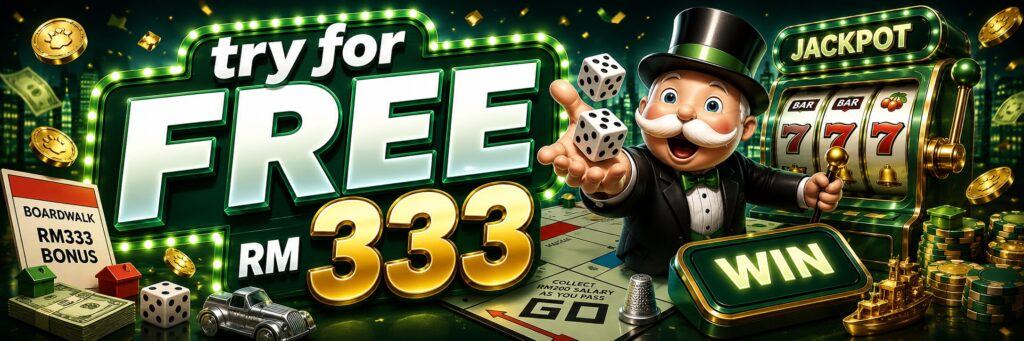 try free RM333 RINGGIT