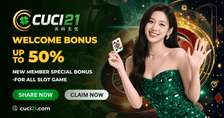 cuci21 welcome bonus